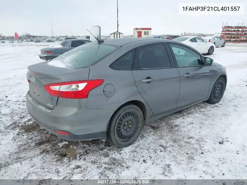 1FAHP3F21CL401557 2012 Ford Focus Se