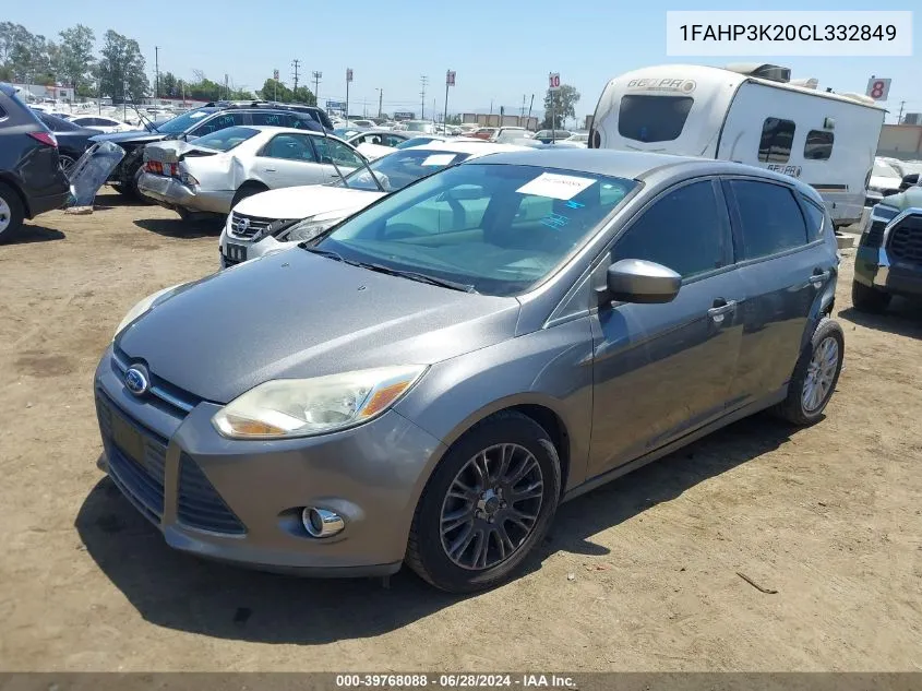 1FAHP3K20CL332849 2012 Ford Focus Se