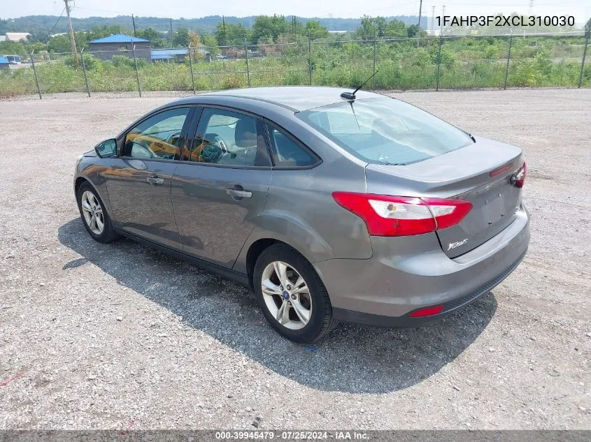 1FAHP3F2XCL310030 2012 Ford Focus Se