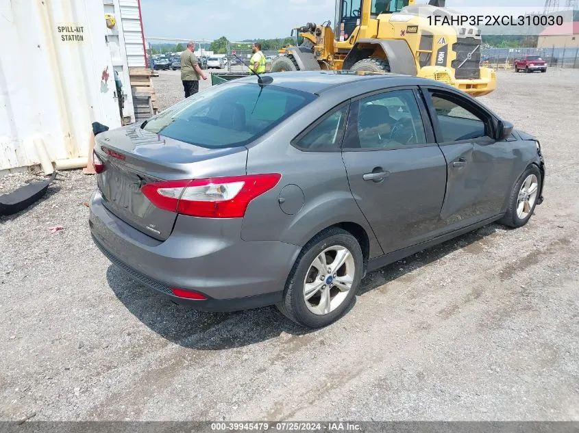 1FAHP3F2XCL310030 2012 Ford Focus Se