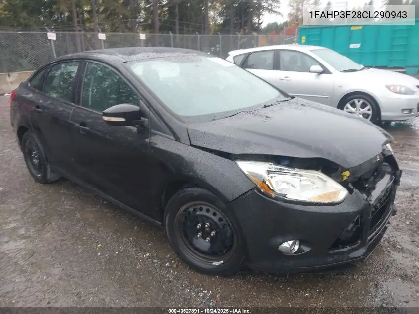 1FAHP3F28CL290943 2012 Ford Focus Se