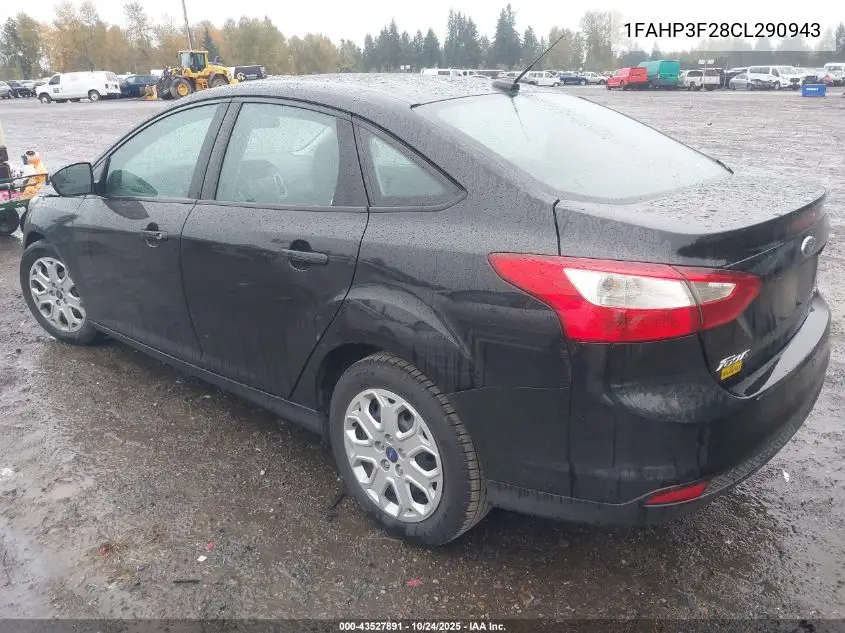 1FAHP3F28CL290943 2012 Ford Focus Se