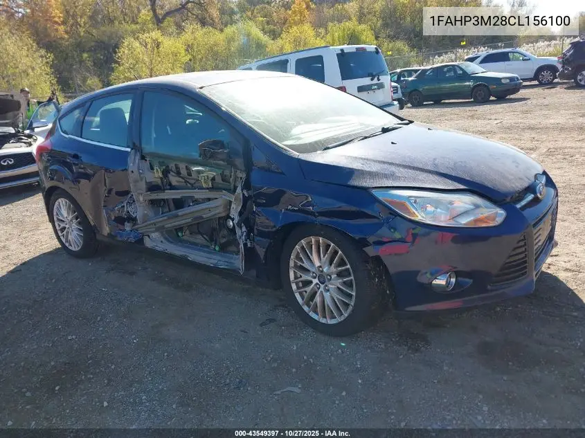 1FAHP3M28CL156100 2012 Ford Focus Sel