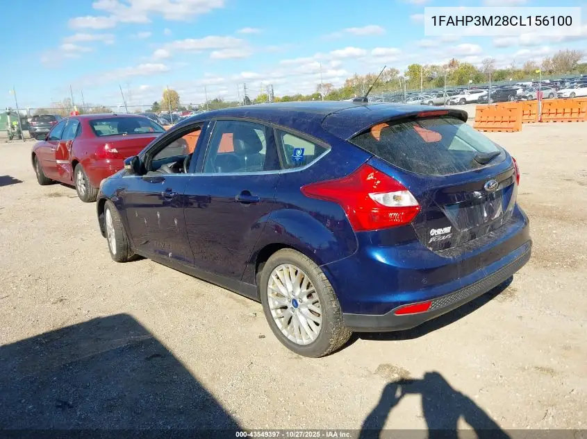 1FAHP3M28CL156100 2012 Ford Focus Sel