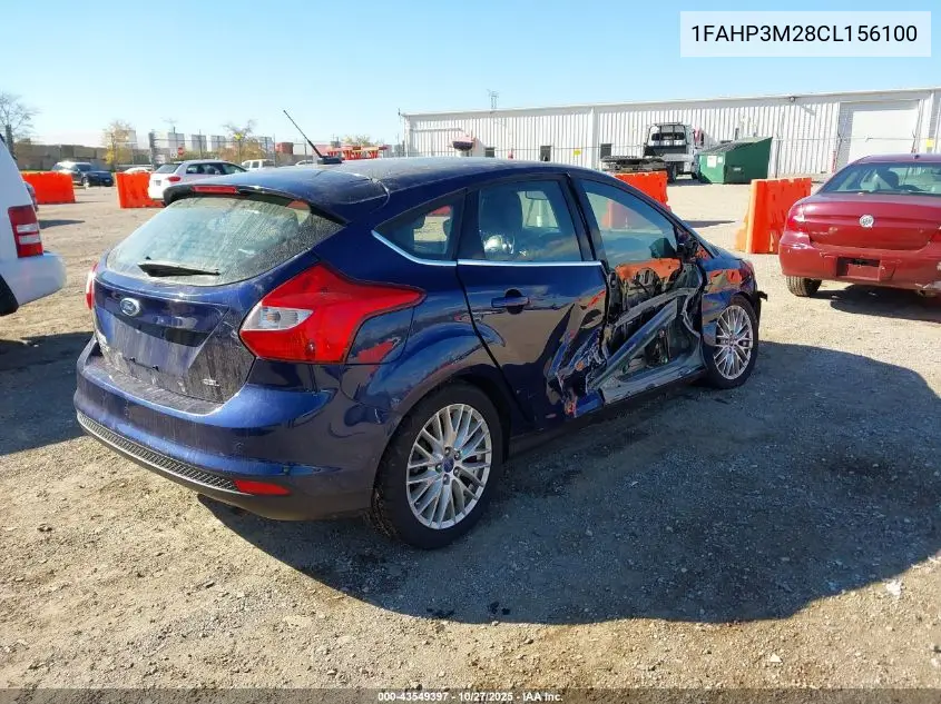 1FAHP3M28CL156100 2012 Ford Focus Sel