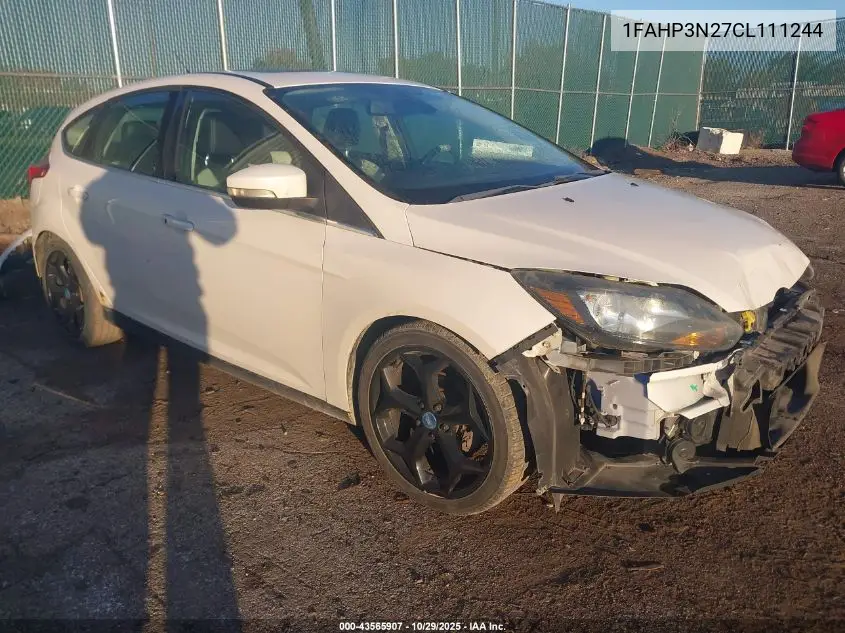 1FAHP3N27CL111244 2012 Ford Focus Titanium