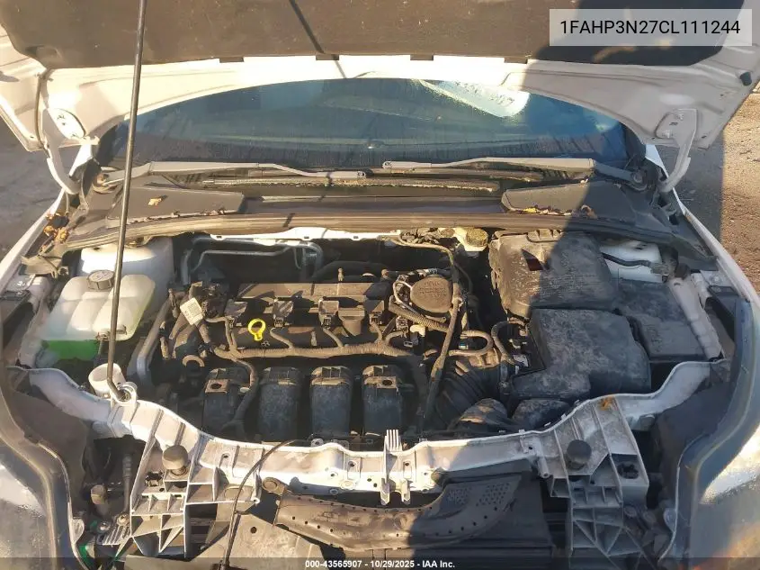 1FAHP3N27CL111244 2012 Ford Focus Titanium
