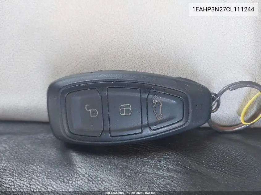 1FAHP3N27CL111244 2012 Ford Focus Titanium