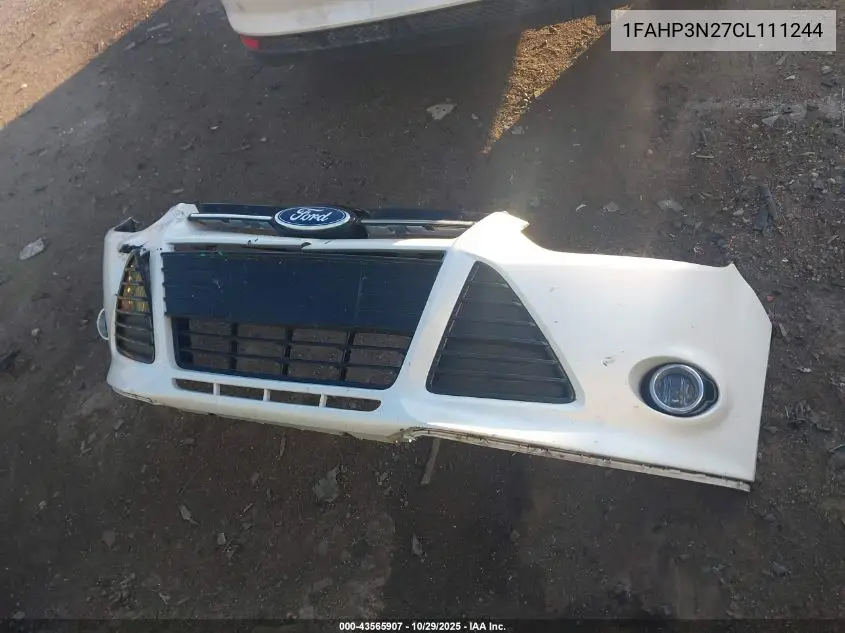 1FAHP3N27CL111244 2012 Ford Focus Titanium