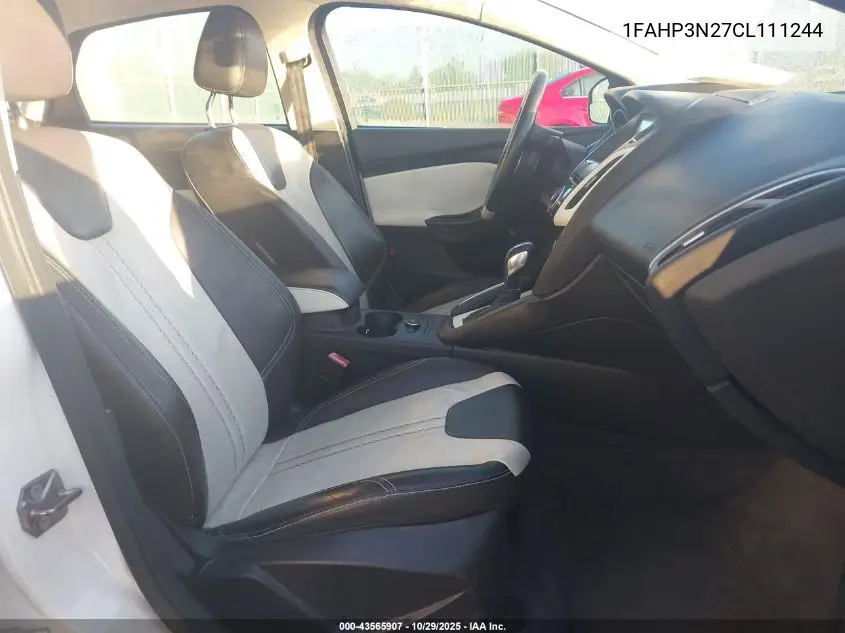 1FAHP3N27CL111244 2012 Ford Focus Titanium