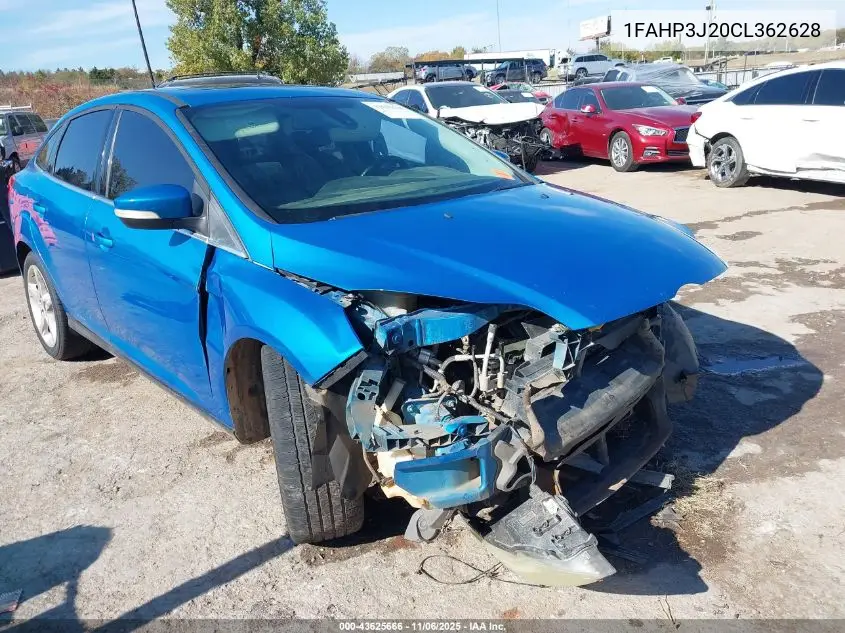 1FAHP3J20CL362628 2012 Ford Focus Titanium