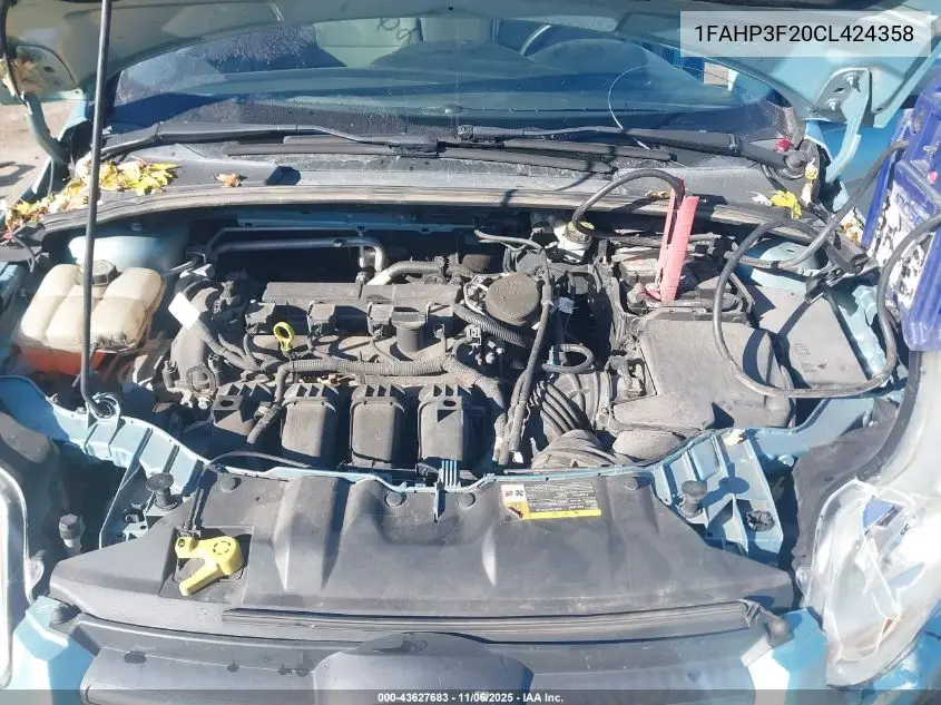 1FAHP3F20CL424358 2012 Ford Focus Se
