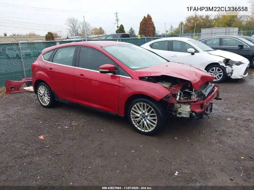 1FAHP3M22CL336558 2012 Ford Focus Sel