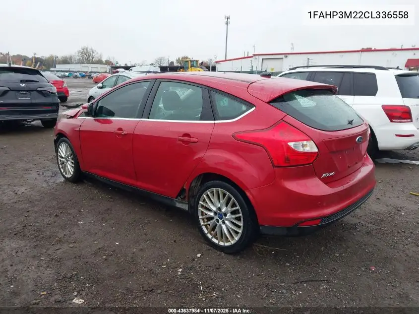 1FAHP3M22CL336558 2012 Ford Focus Sel