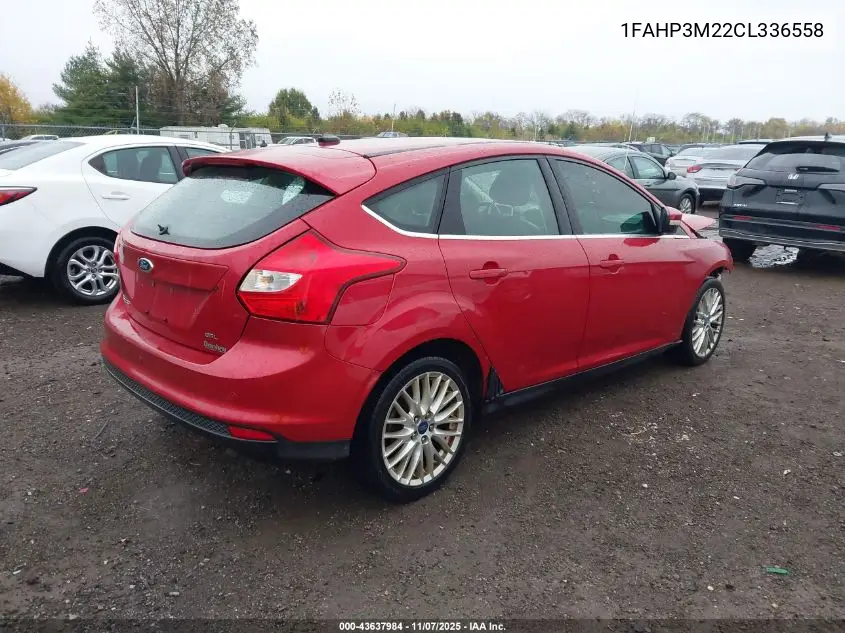 1FAHP3M22CL336558 2012 Ford Focus Sel