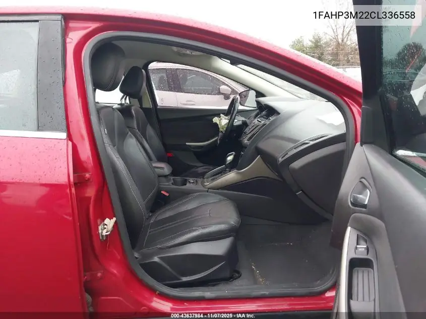 1FAHP3M22CL336558 2012 Ford Focus Sel