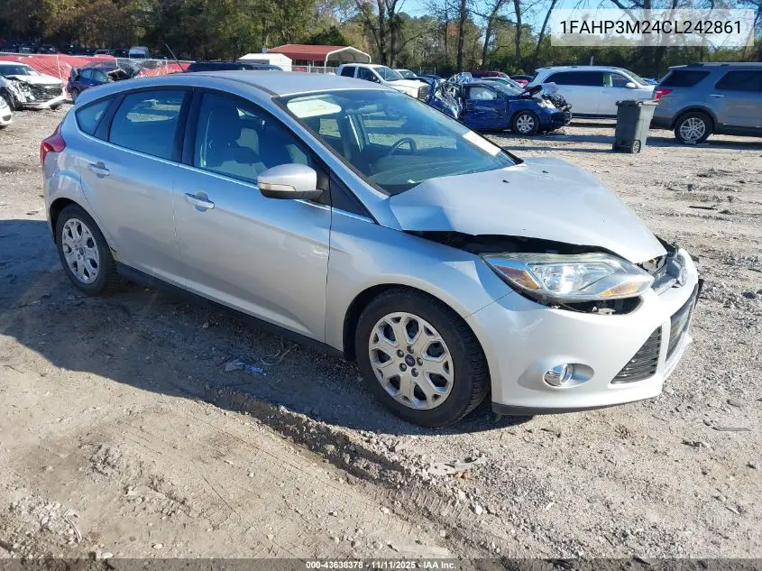 1FAHP3M24CL242861 2012 Ford Focus Sel