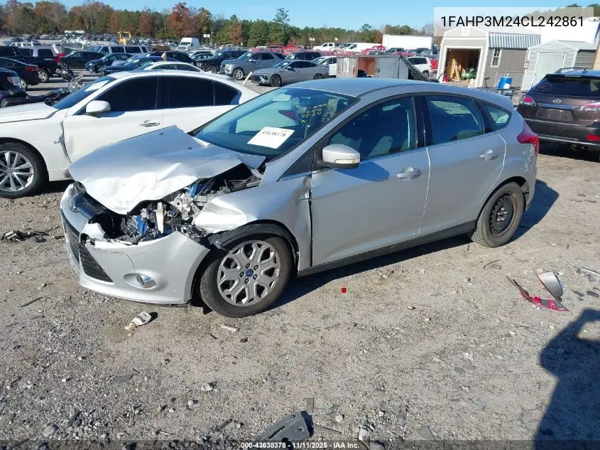 1FAHP3M24CL242861 2012 Ford Focus Sel