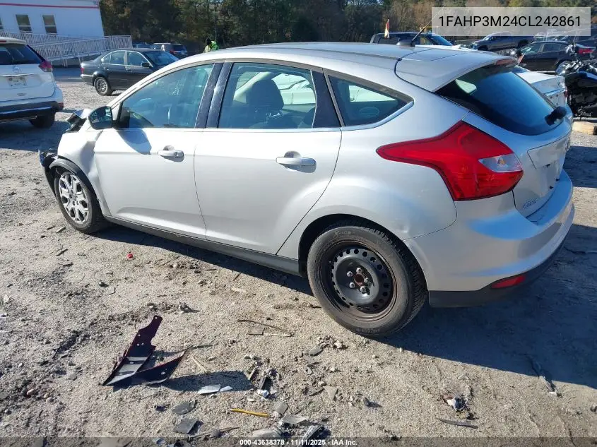 1FAHP3M24CL242861 2012 Ford Focus Sel