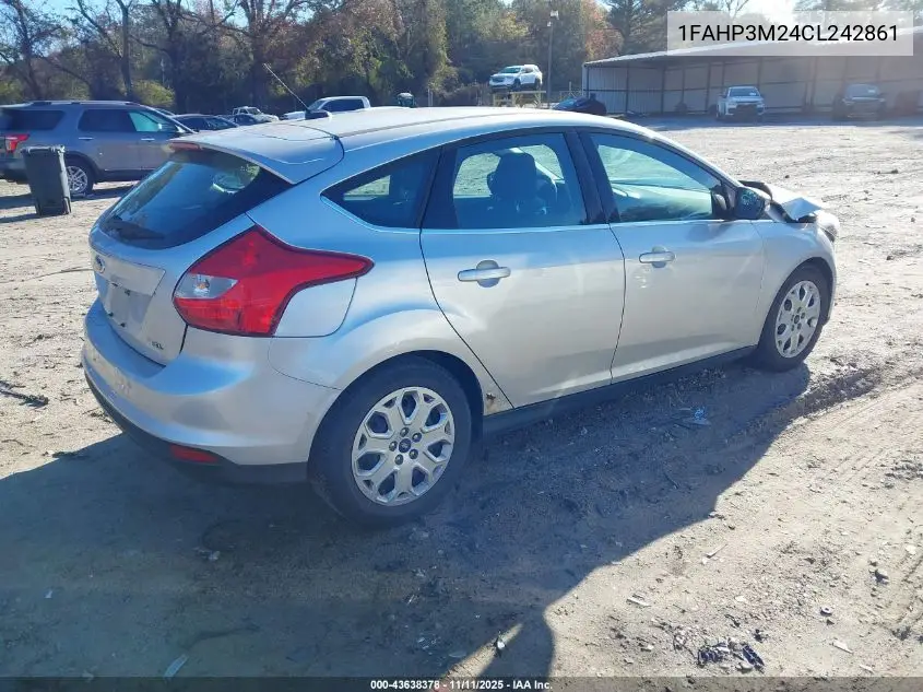 1FAHP3M24CL242861 2012 Ford Focus Sel