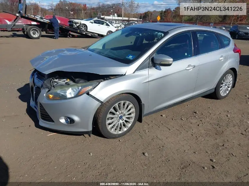 1FAHP3N24CL341226 2012 Ford Focus Titanium