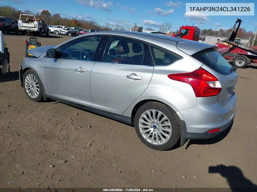 1FAHP3N24CL341226 2012 Ford Focus Titanium