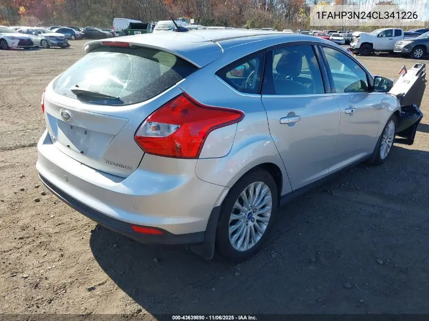 1FAHP3N24CL341226 2012 Ford Focus Titanium