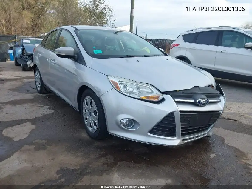 1FAHP3F22CL301306 2012 Ford Focus Se