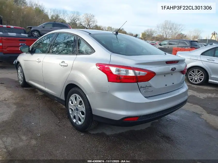 1FAHP3F22CL301306 2012 Ford Focus Se