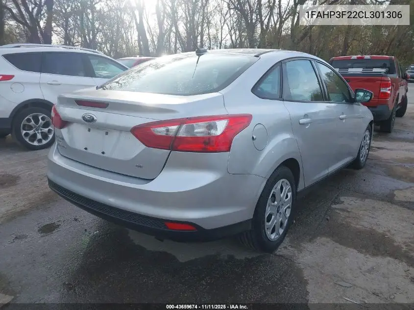 1FAHP3F22CL301306 2012 Ford Focus Se
