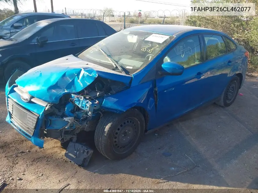 1FAHP3F26CL462077 2012 Ford Focus Se