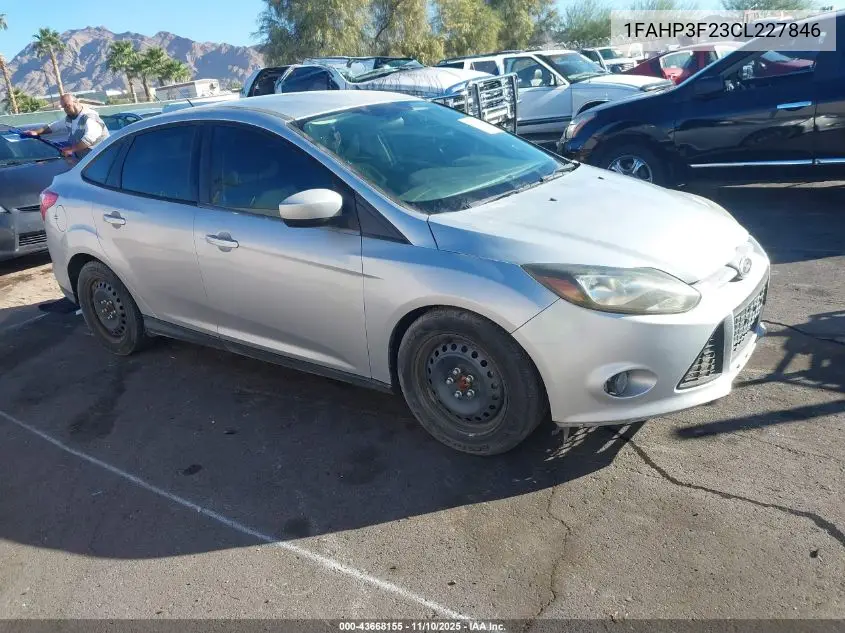 1FAHP3F23CL227846 2012 Ford Focus Se