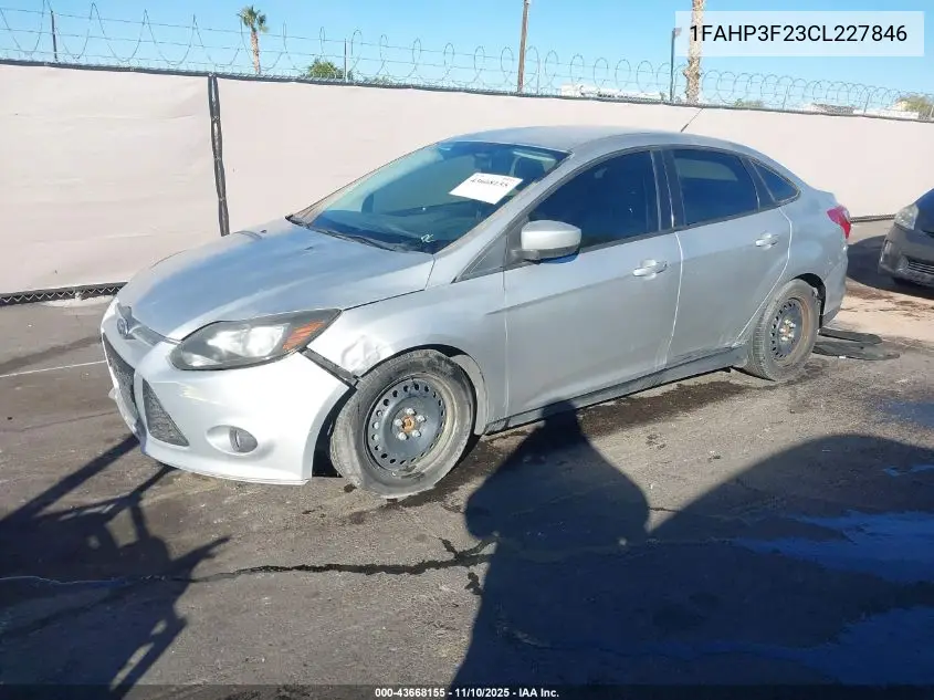 1FAHP3F23CL227846 2012 Ford Focus Se
