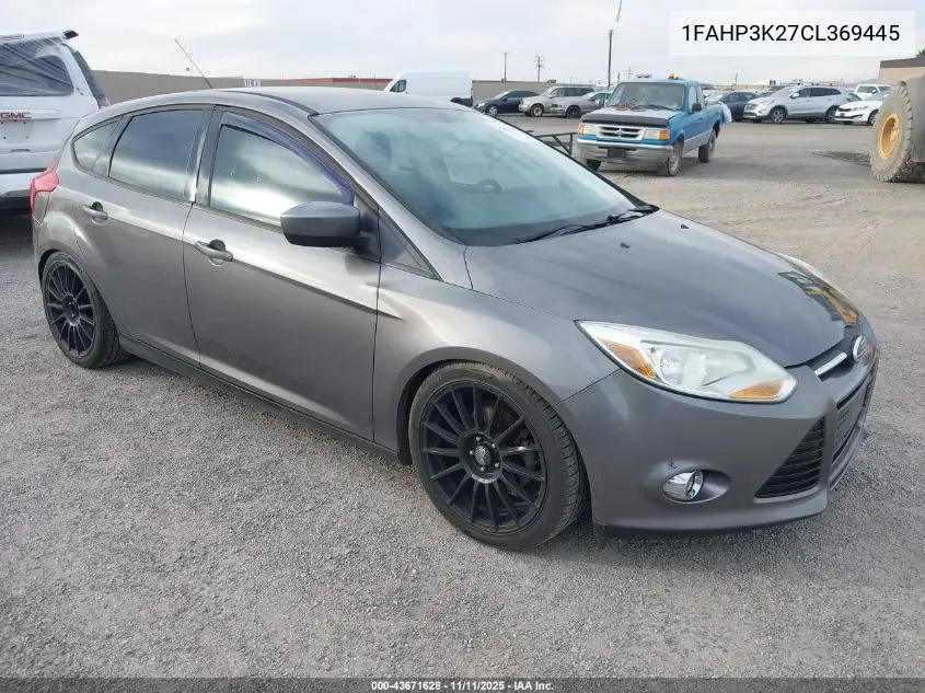 1FAHP3K27CL369445 2012 Ford Focus Se