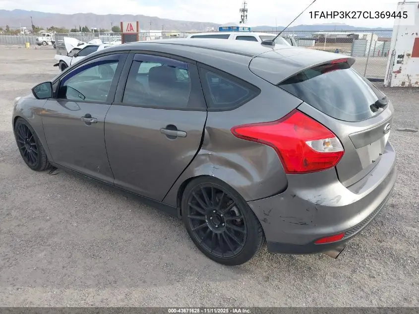 1FAHP3K27CL369445 2012 Ford Focus Se