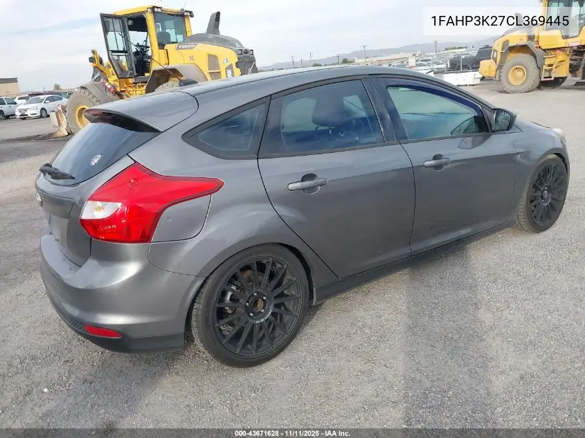 1FAHP3K27CL369445 2012 Ford Focus Se