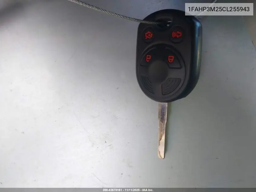 1FAHP3M25CL255943 2012 Ford Focus Sel