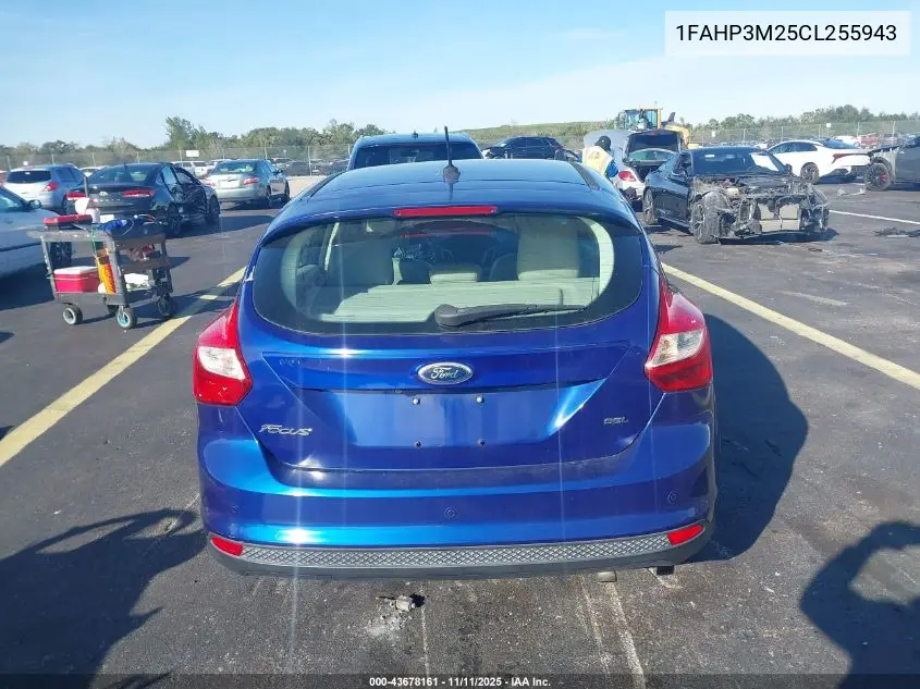1FAHP3M25CL255943 2012 Ford Focus Sel