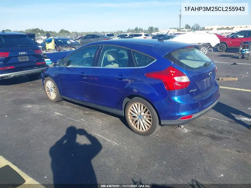 1FAHP3M25CL255943 2012 Ford Focus Sel