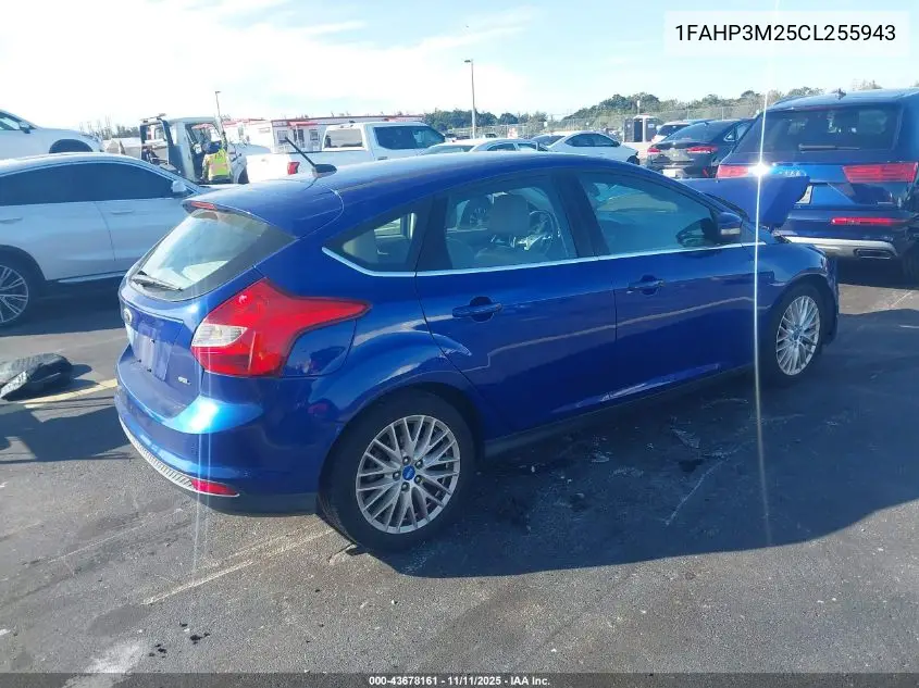 1FAHP3M25CL255943 2012 Ford Focus Sel