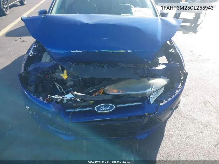 1FAHP3M25CL255943 2012 Ford Focus Sel