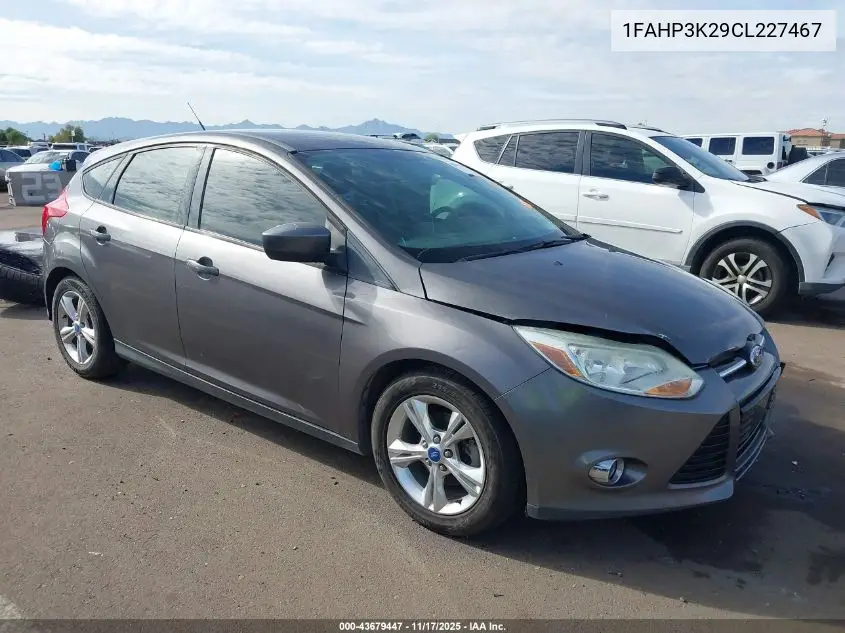 1FAHP3K29CL227467 2012 Ford Focus Se