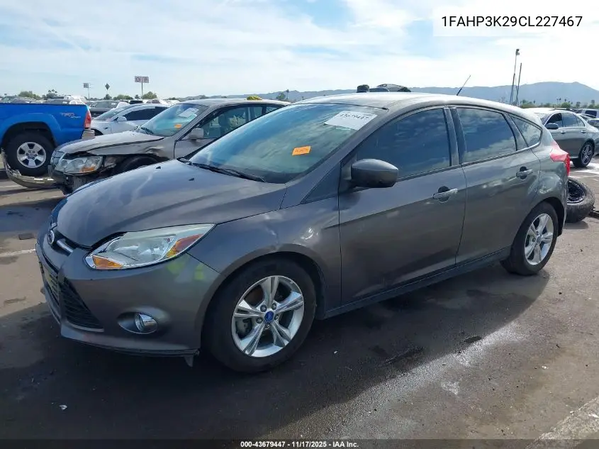 1FAHP3K29CL227467 2012 Ford Focus Se