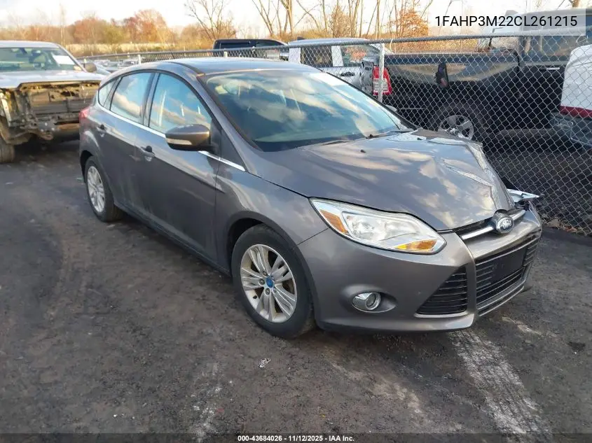 1FAHP3M22CL261215 2012 Ford Focus Sel