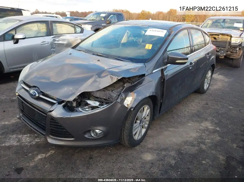 1FAHP3M22CL261215 2012 Ford Focus Sel