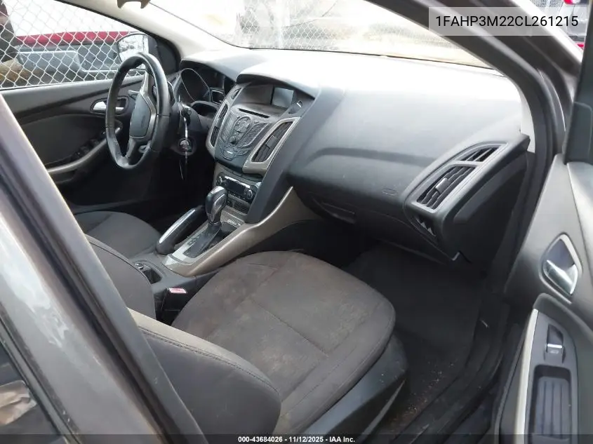 1FAHP3M22CL261215 2012 Ford Focus Sel