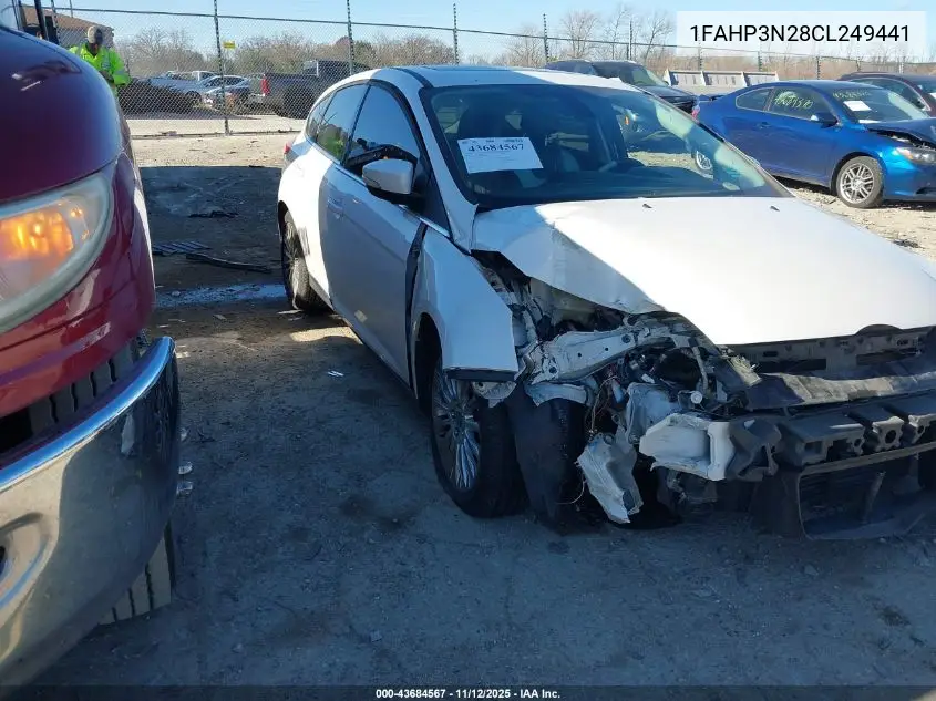 1FAHP3N28CL249441 2012 Ford Focus Titanium