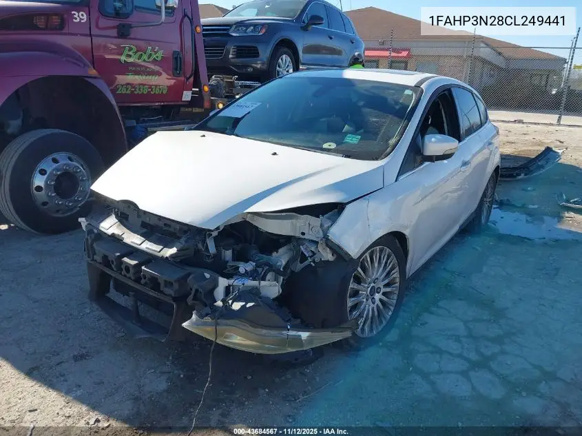1FAHP3N28CL249441 2012 Ford Focus Titanium