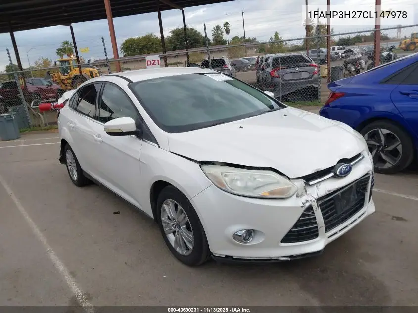 1FAHP3H27CL147978 2012 Ford Focus Sel