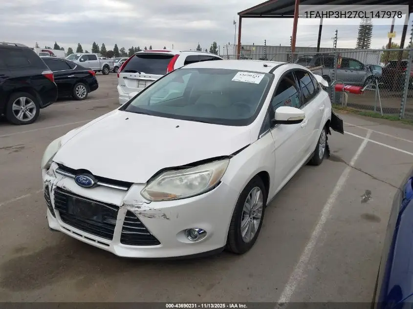 1FAHP3H27CL147978 2012 Ford Focus Sel